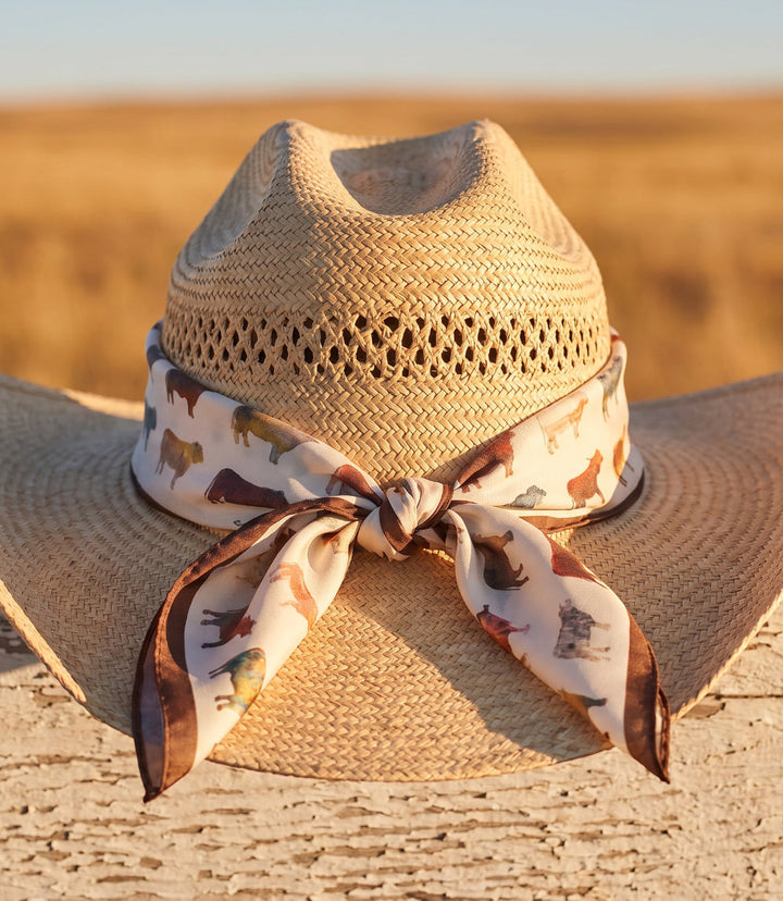 Big Pasture Silk Scarf