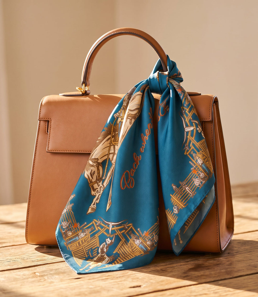 Back When They Bucked Silk Scarf