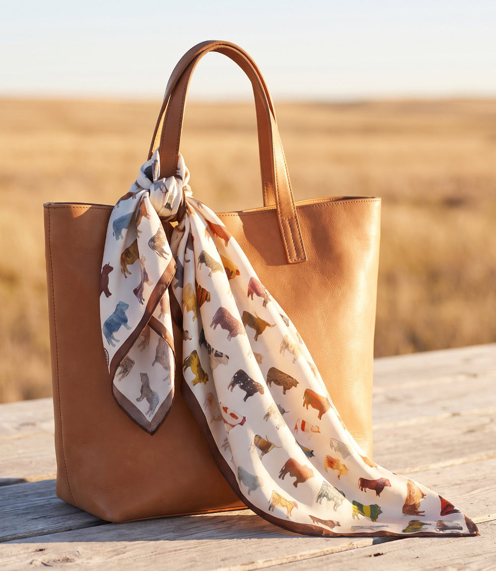 Big Pasture Silk Scarf
