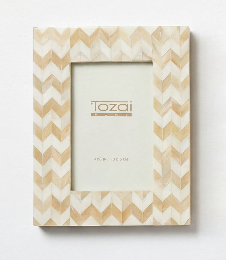 Mosaic Bone Picture Frame