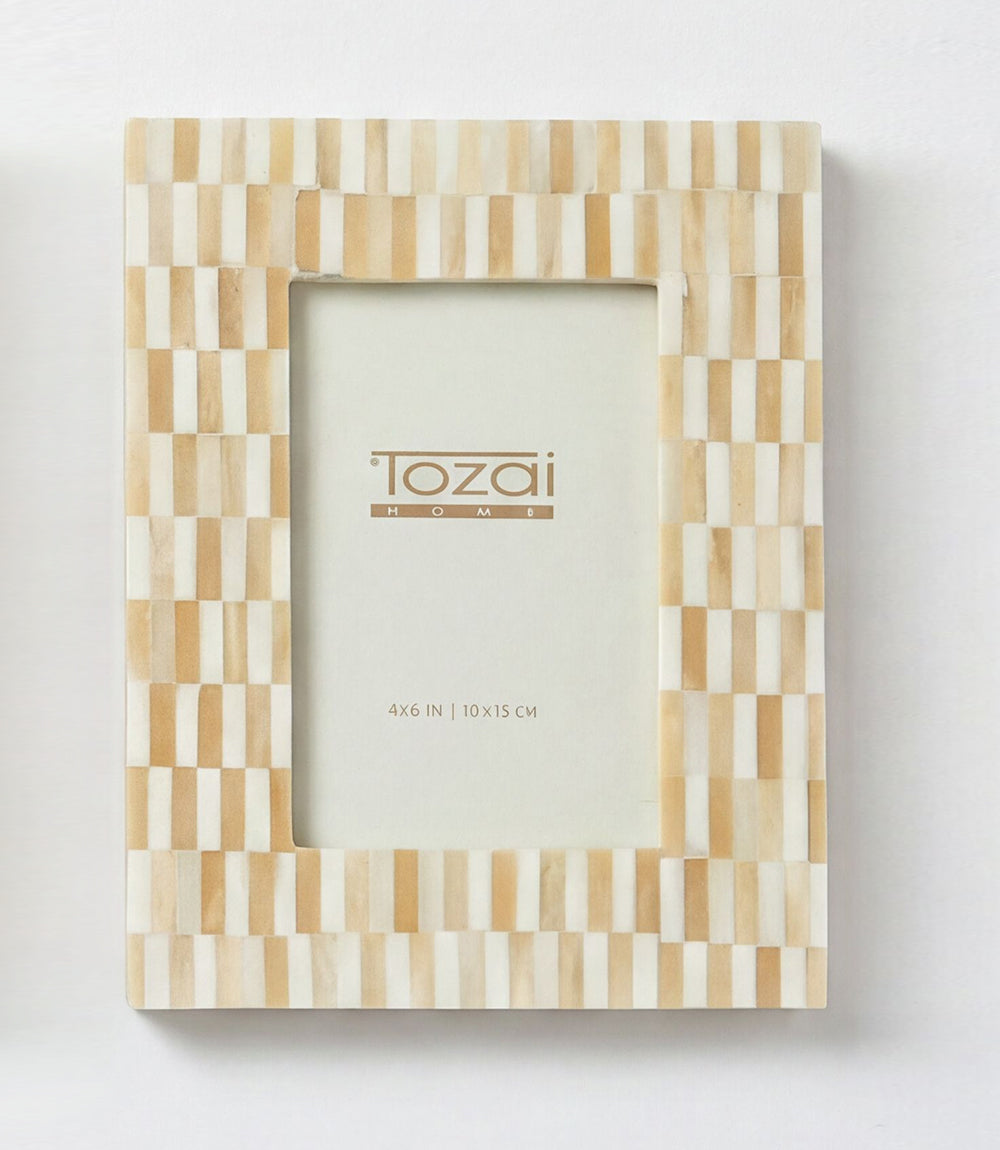 Mosaic Bone Picture Frame