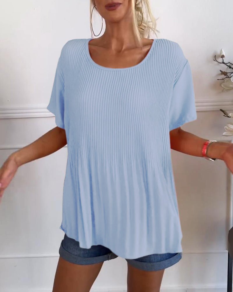 Hera | Pleated Elegance Blouse
