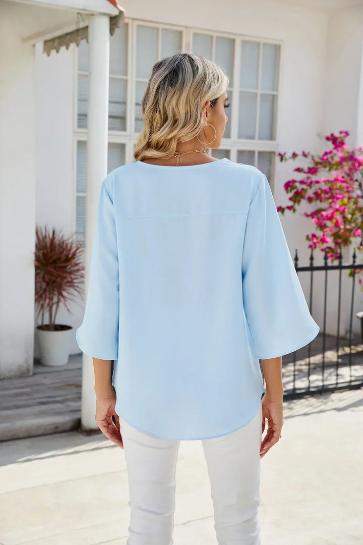 Zara | Timeless V-neck Top