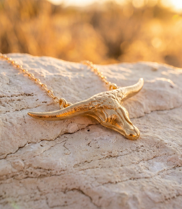 Longhorn Pendant Necklace