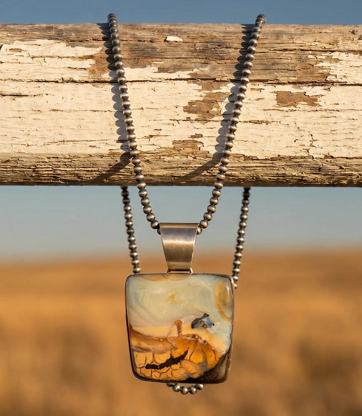 Boulder Opal Pendant Necklace