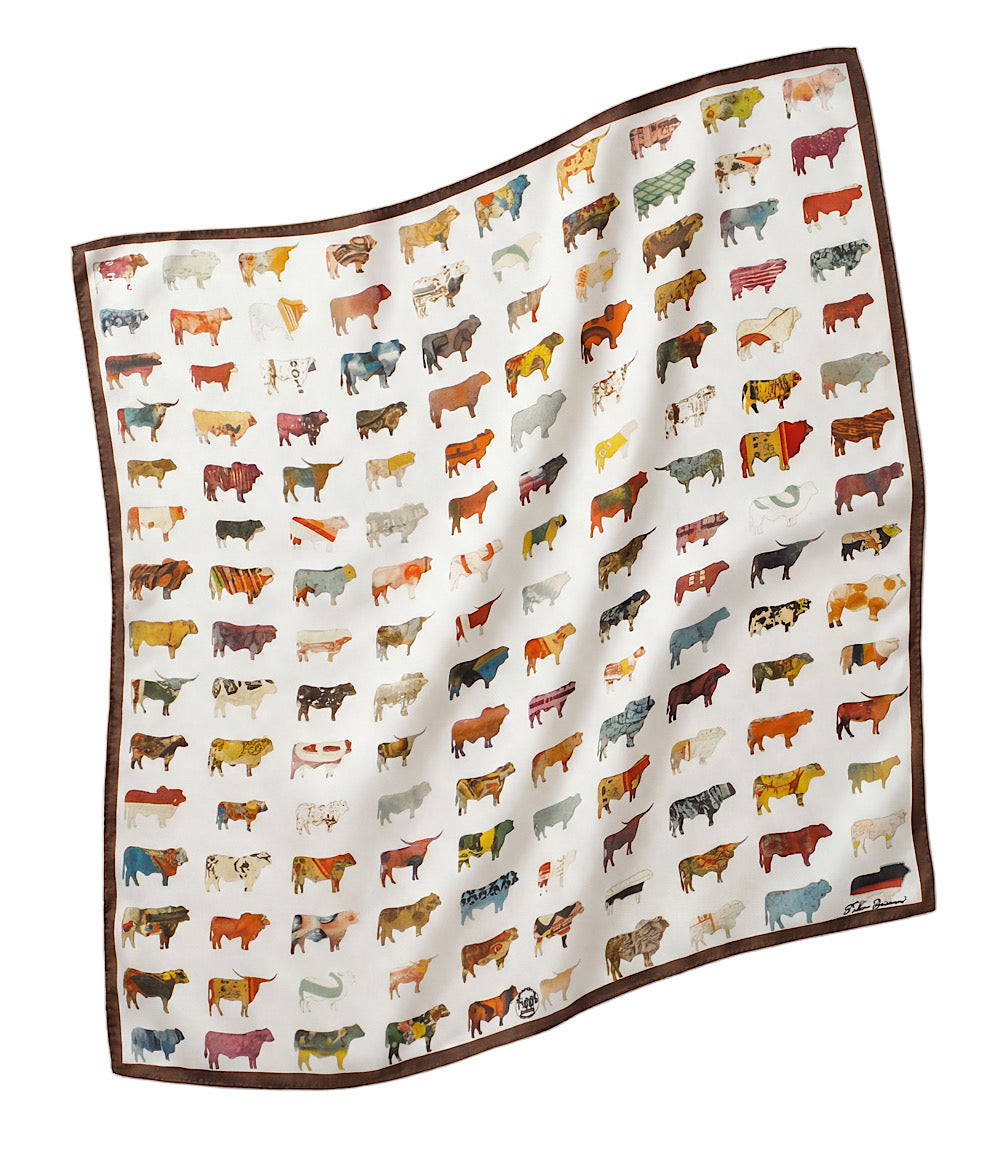 Big Pasture Silk Scarf