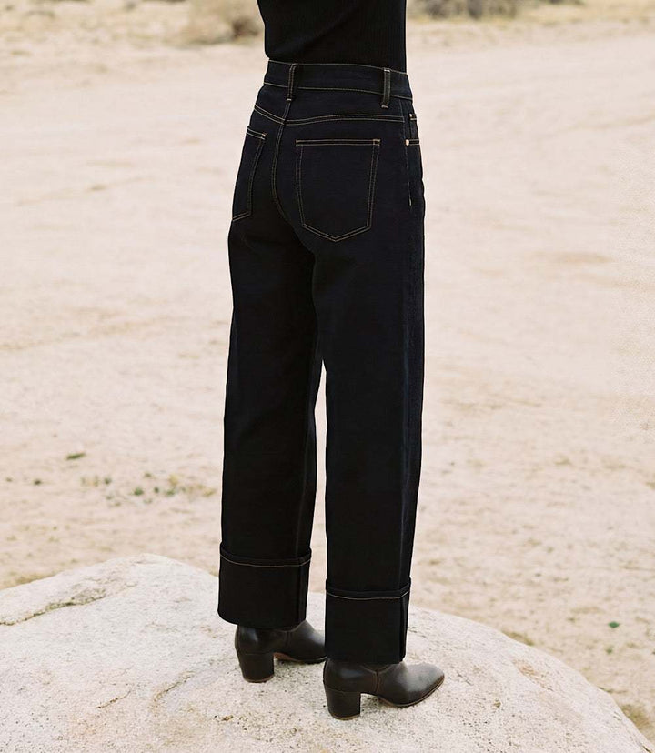 Cuffed Cropped Jeans