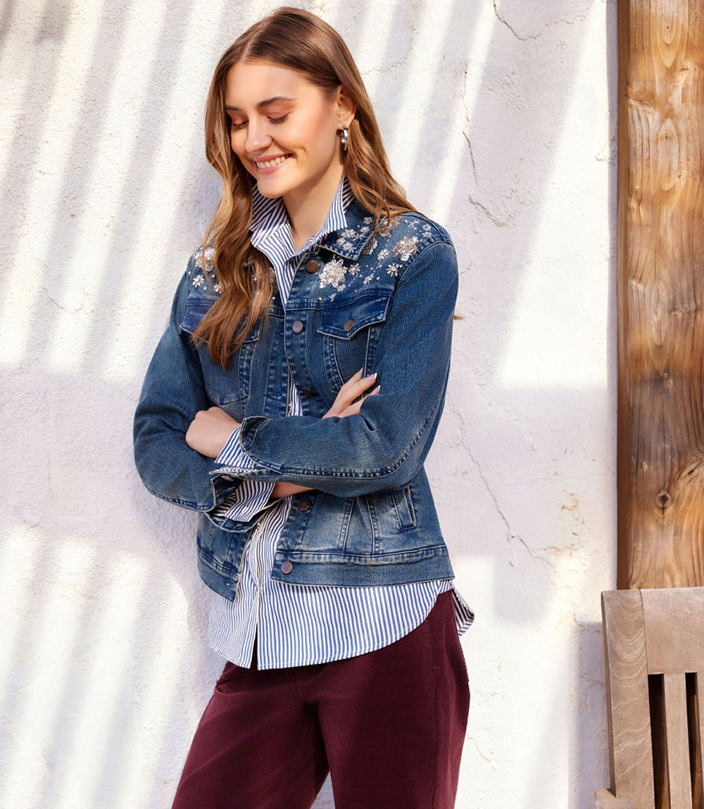 Embellished Denim Jacket