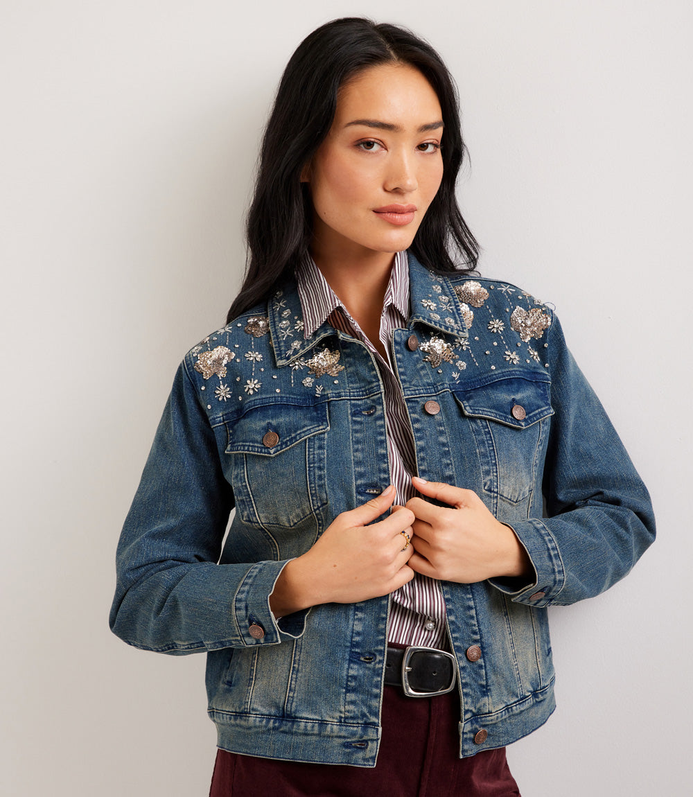 Embellished Denim Jacket