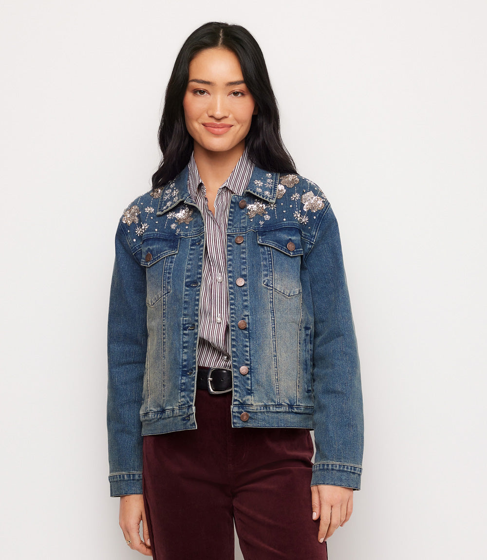 Embellished Denim Jacket