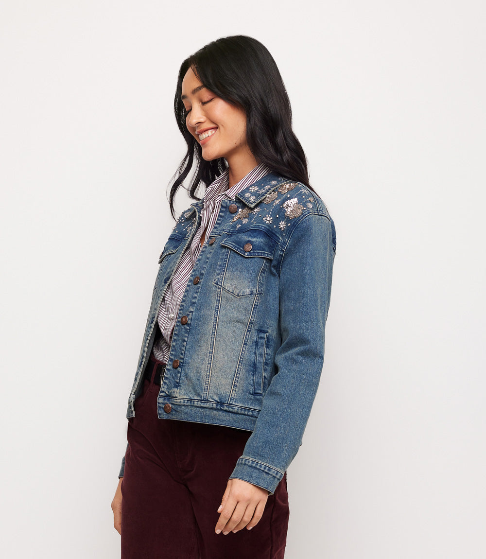 Embellished Denim Jacket