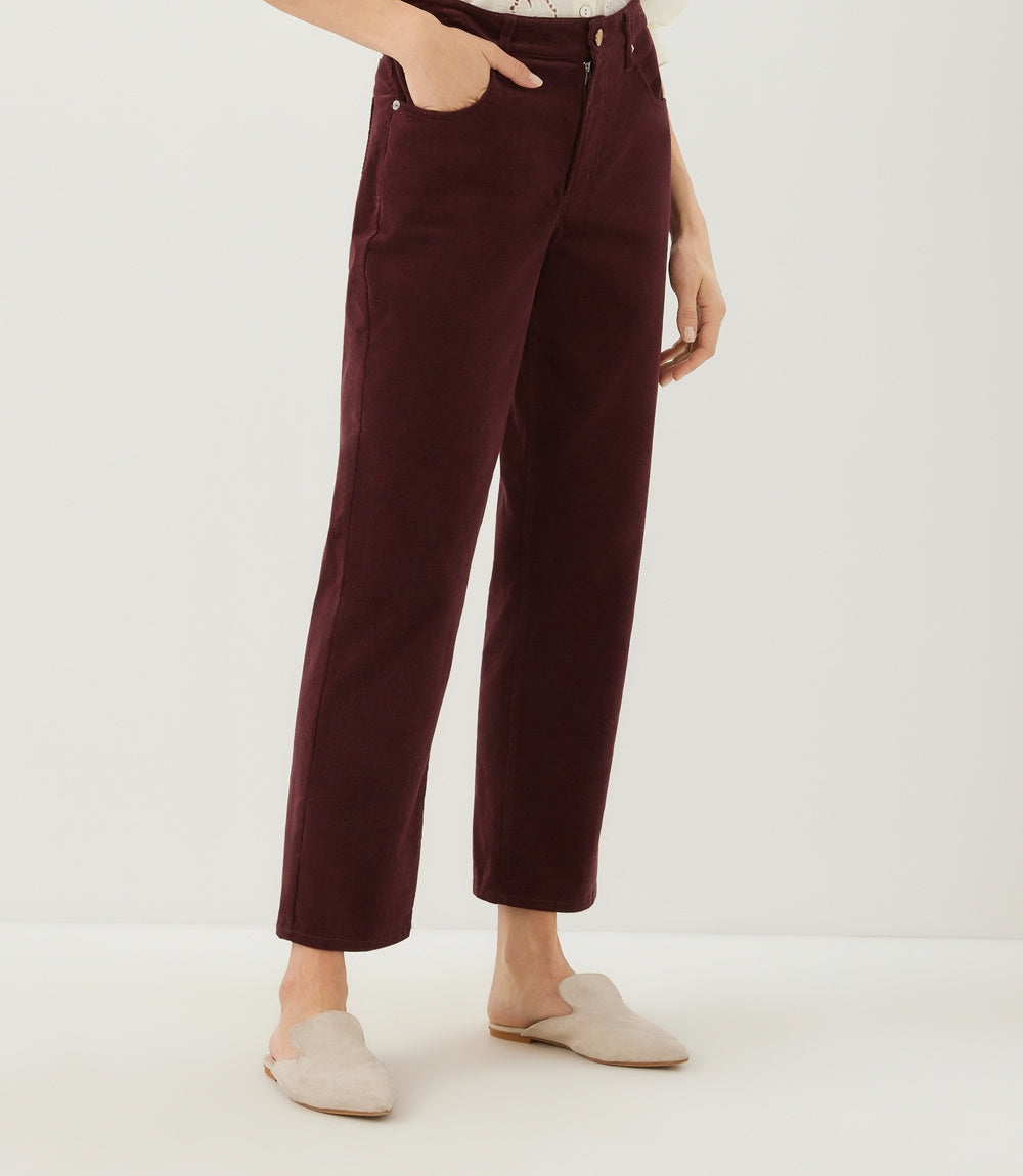 Corduroy Ankle Pants