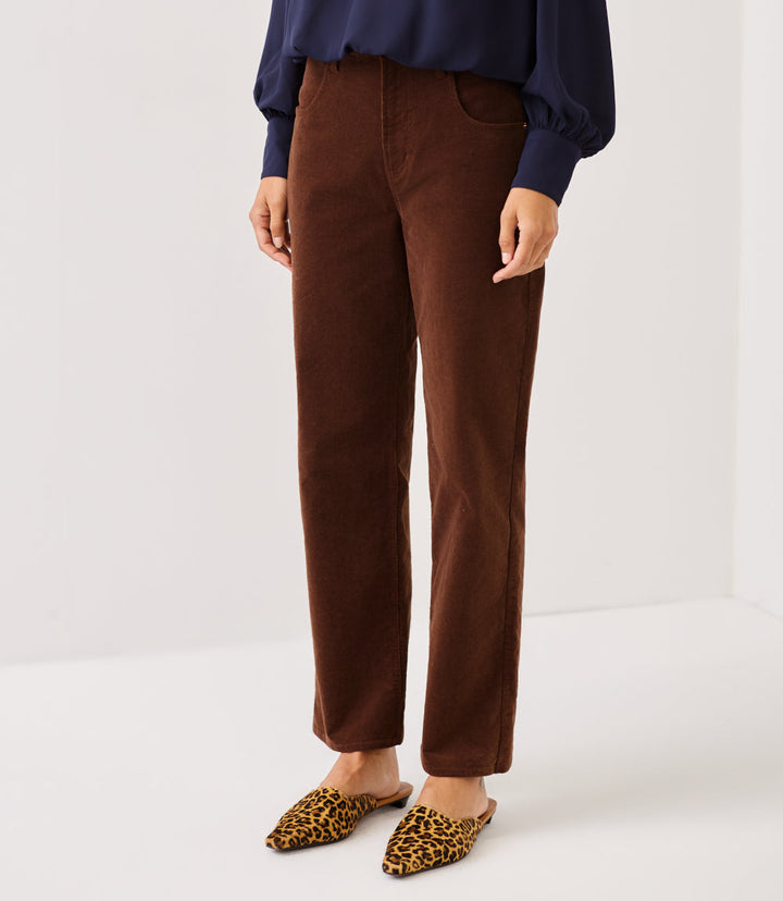 Petite Size Corduroy Ankle Pant