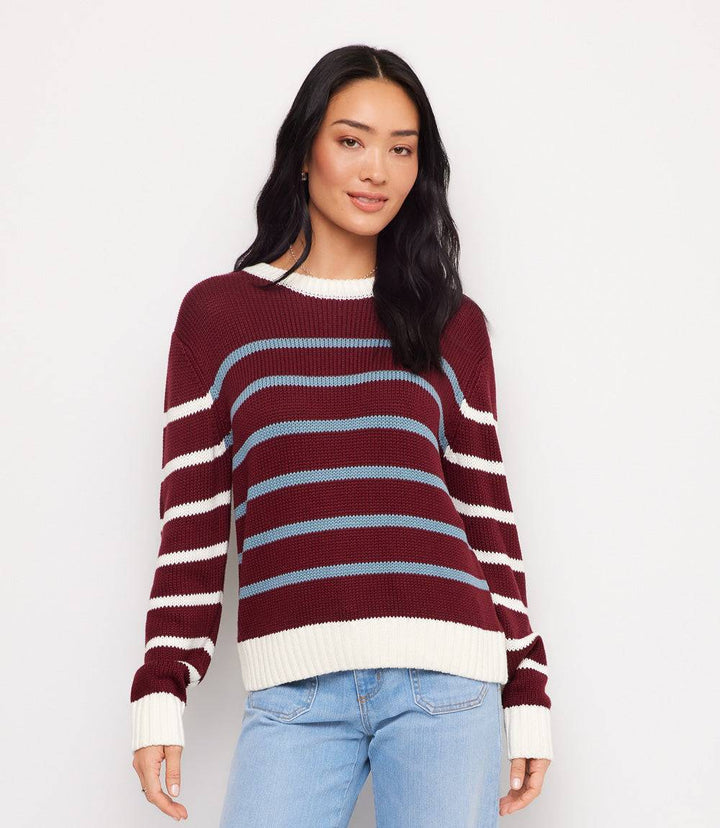 Stripe Crewneck Sweater