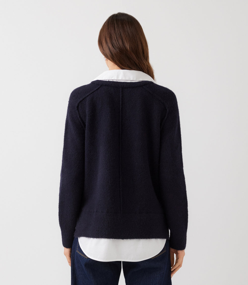 Petite Size Layered Sweater