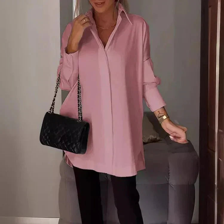Carlita | Oversized Button-Up Shirt