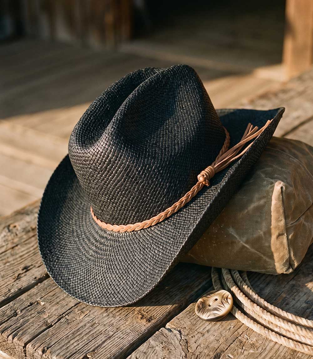 Western Straw Cowboy Hat