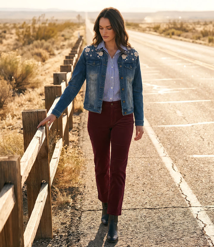 Corduroy Ankle Pants