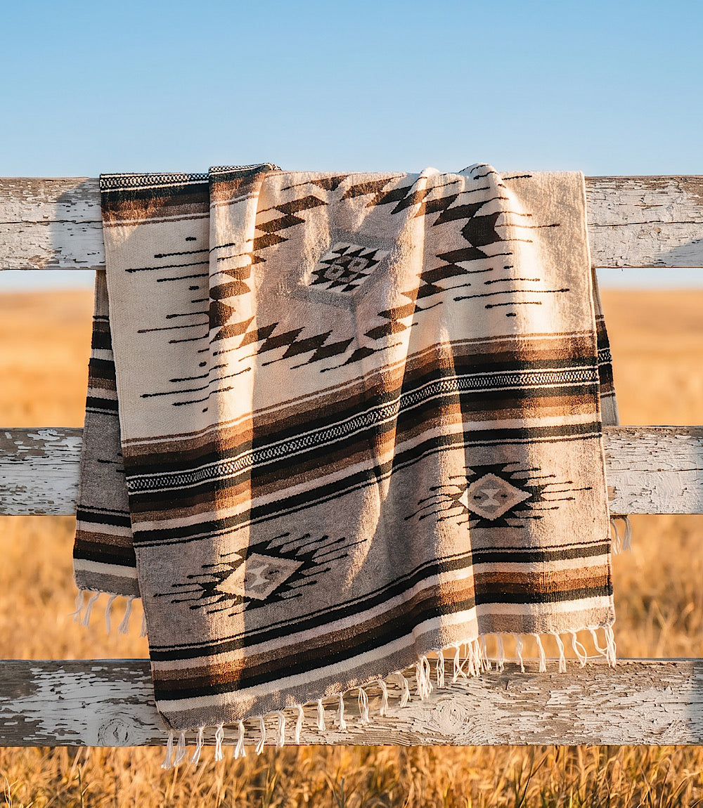 Brown Diamond Southwestern Blanket