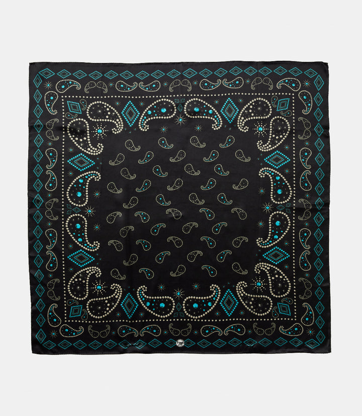 Pretty Paisley Silk Scarf