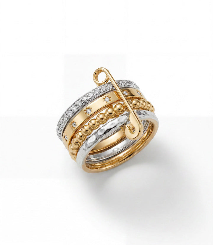 Stacked Rings, Set Of 5