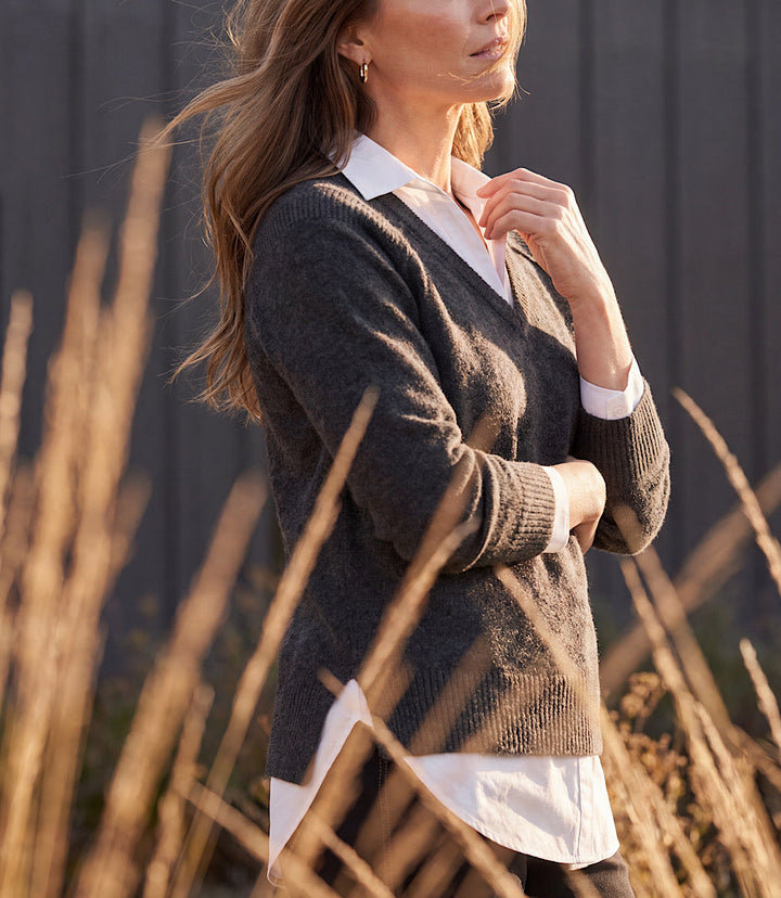 Petite Size Layered Sweater