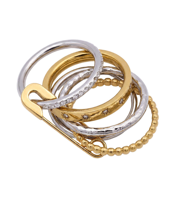 Stacked Rings, Set Of 5