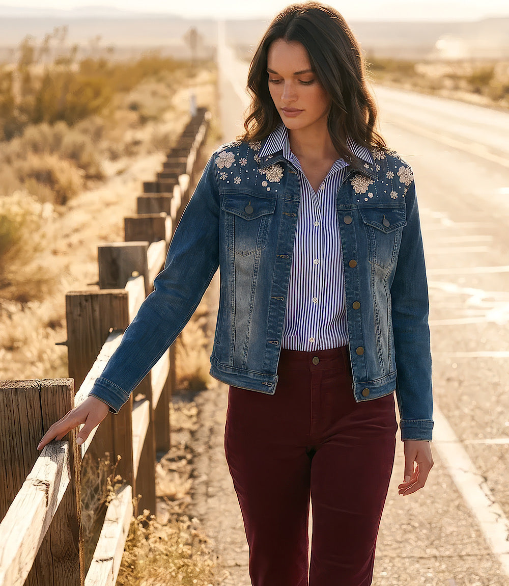 Embellished Denim Jacket