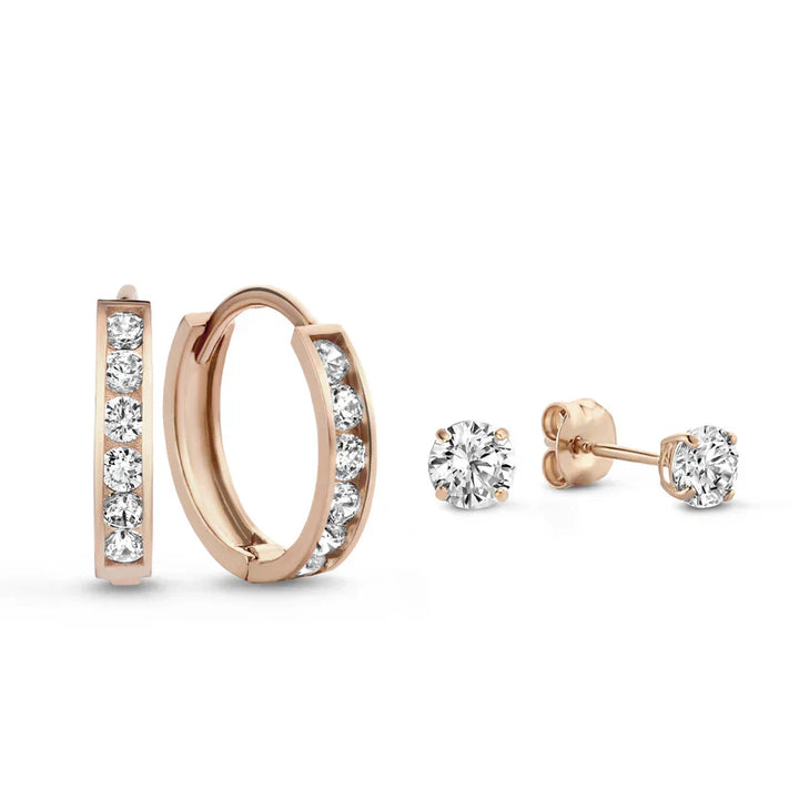 Syrenellee | Earrings Set 14k Gold