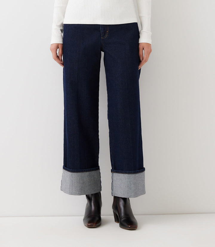 Cuff Cropped Jeans