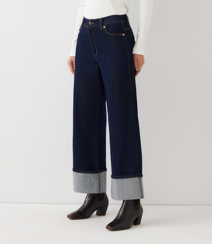 Cuff Cropped Jeans