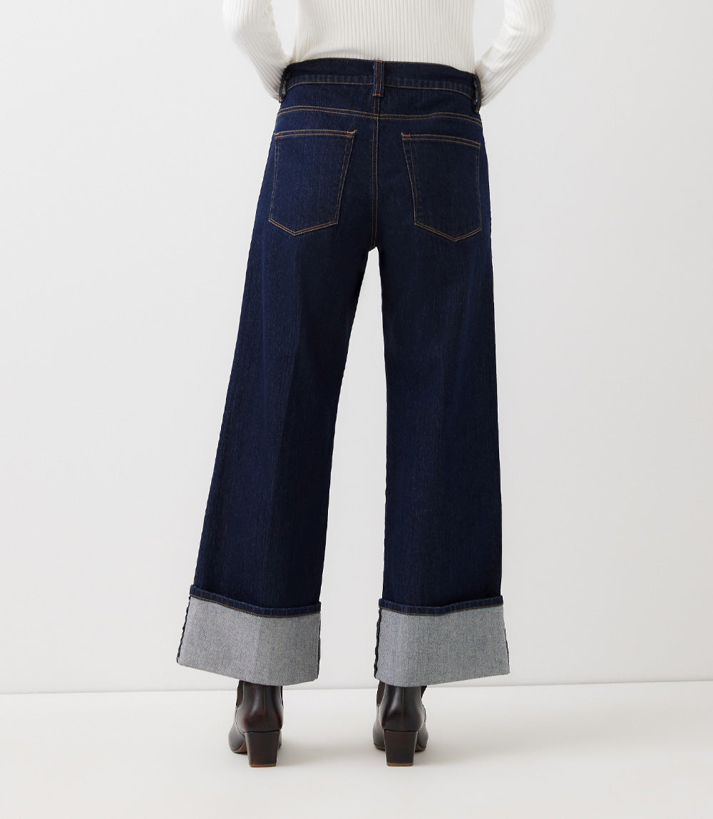 Cuff Cropped Jeans