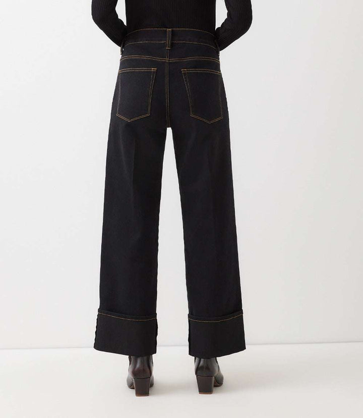 Cuffed Cropped Jeans