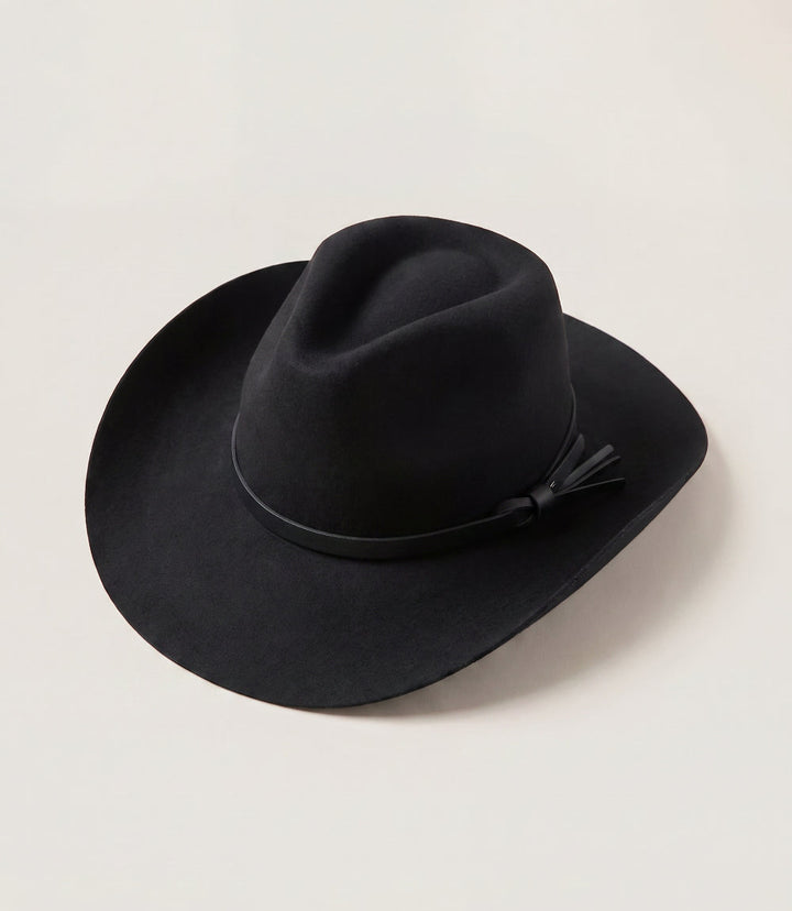 Wool Cowboy Hat With Leather Belt