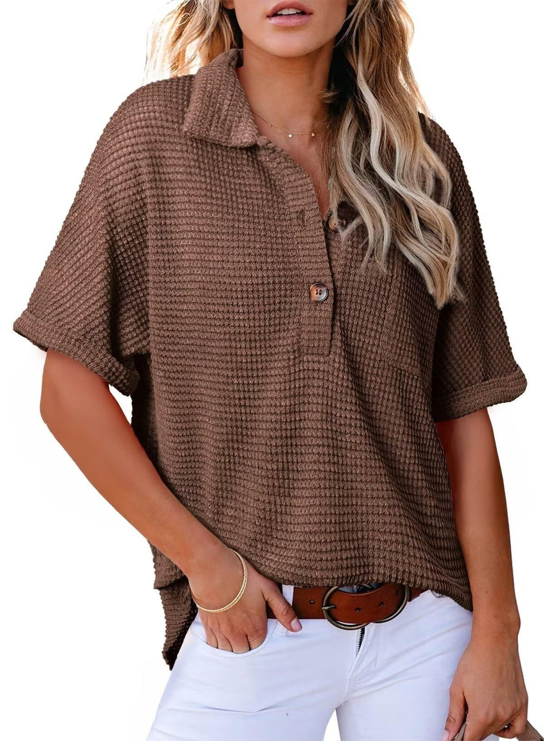Solen | Waffle Knit  Shirts