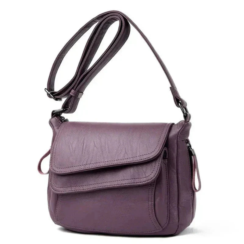 Carol | Crossbody Bag with Foldover Flap and Adjustable Strap