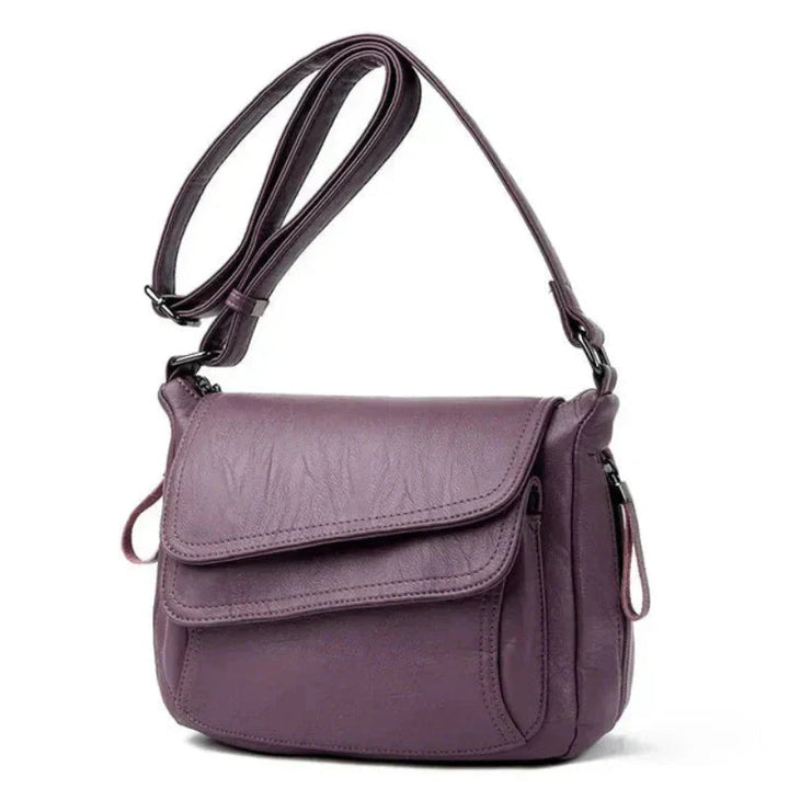 Carol | Crossbody Bag with Foldover Flap and Adjustable Strap