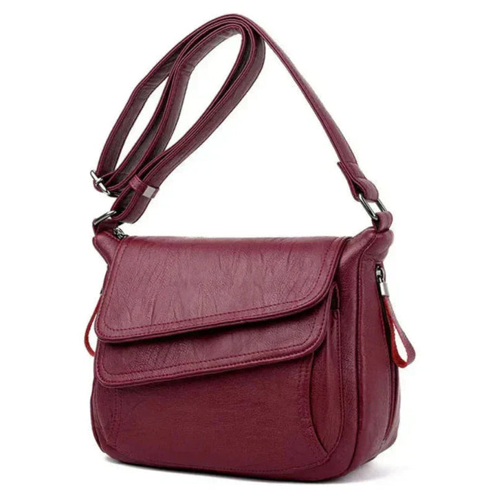 Carol | Crossbody Bag with Foldover Flap and Adjustable Strap