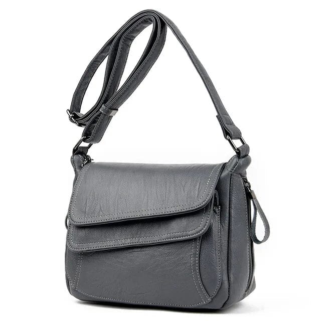 Carol | Crossbody Bag with Foldover Flap and Adjustable Strap