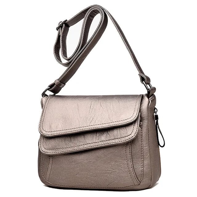Carol | Crossbody Bag with Foldover Flap and Adjustable Strap