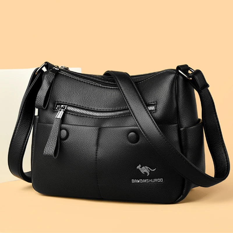 Carol | Crossbody Bag with Zipper Pockets and Adjustable Strap