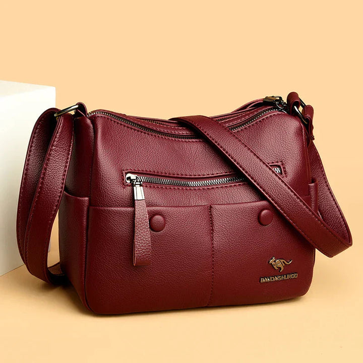 Carol | Crossbody Bag with Zipper Pockets and Adjustable Strap