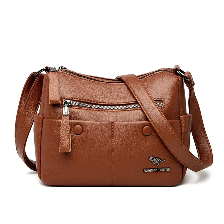 Carol | Crossbody Bag with Zipper Pockets and Adjustable Strap