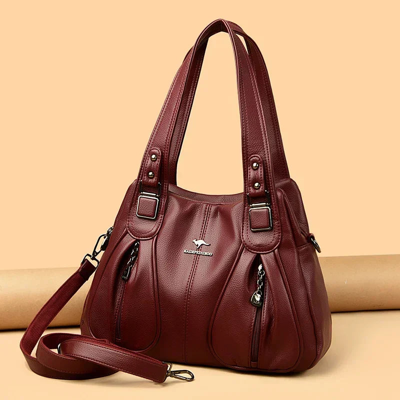 Carol | Everyday Purses with Zipper Pockets and Adjustable Strap
