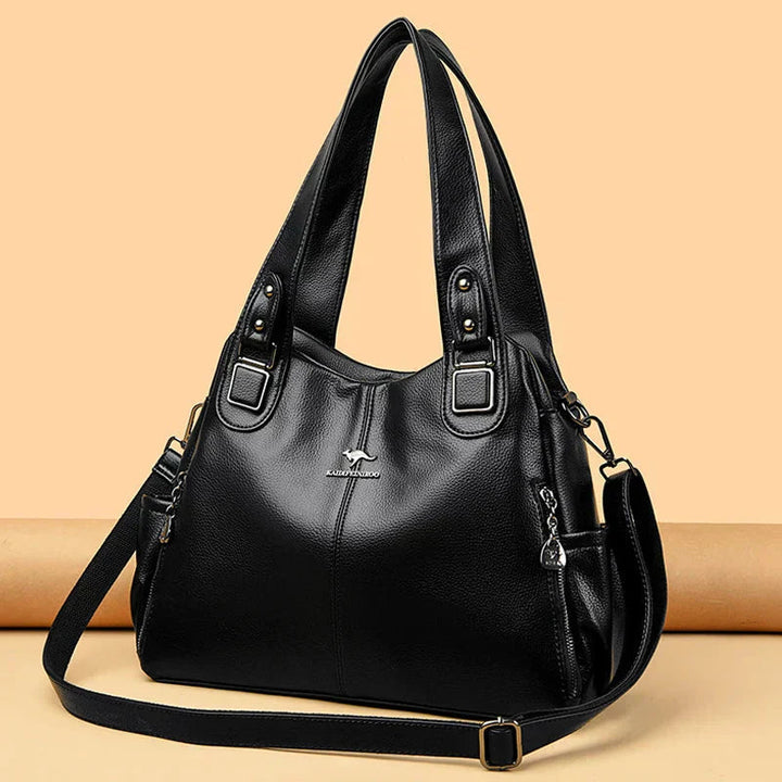 Carol | Shoulder Bag with Top Handles and Detachable Strap