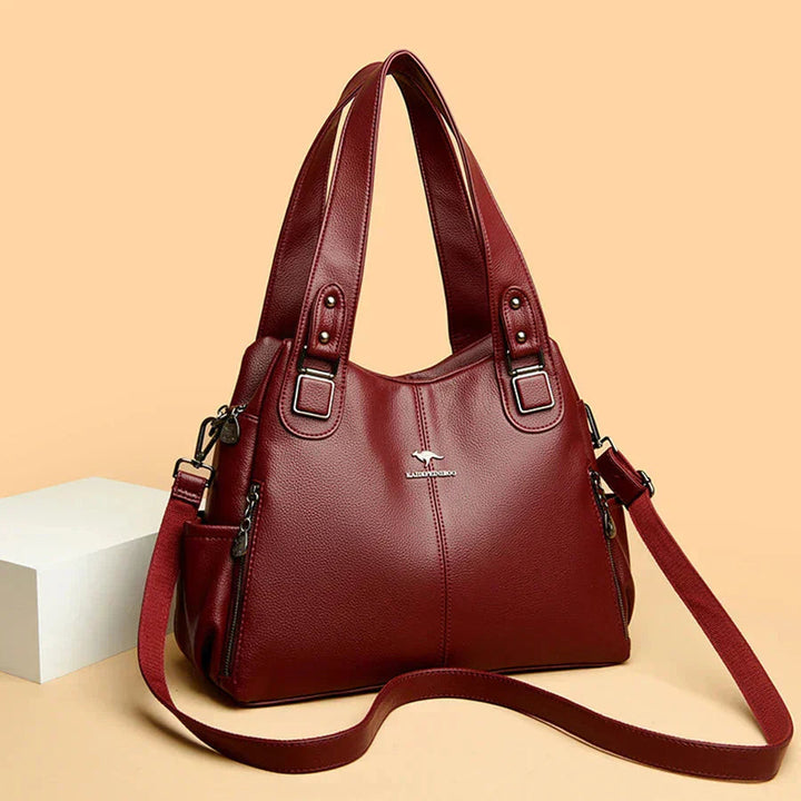 Carol | Shoulder Bag with Top Handles and Detachable Strap
