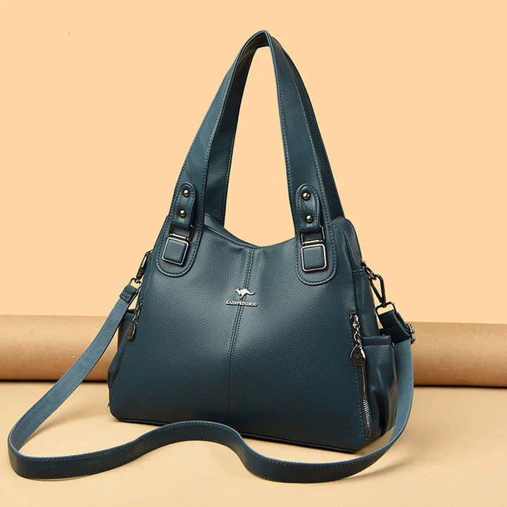 Carol | Shoulder Bag with Top Handles and Detachable Strap