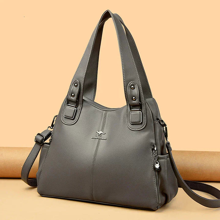 Carol | Shoulder Bag with Top Handles and Detachable Strap