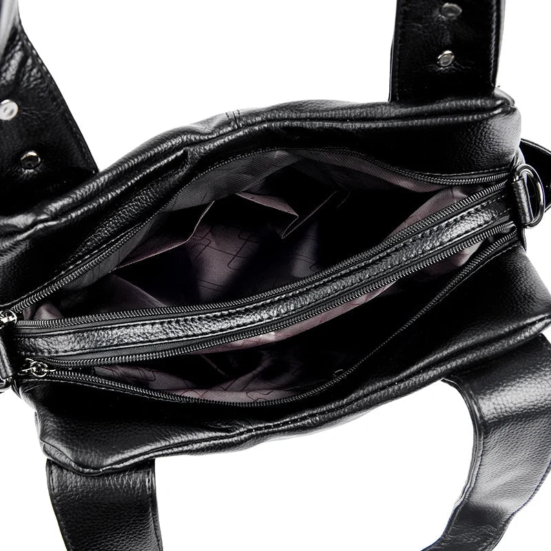 Carol | Shoulder Bag with Top Handles and Detachable Strap