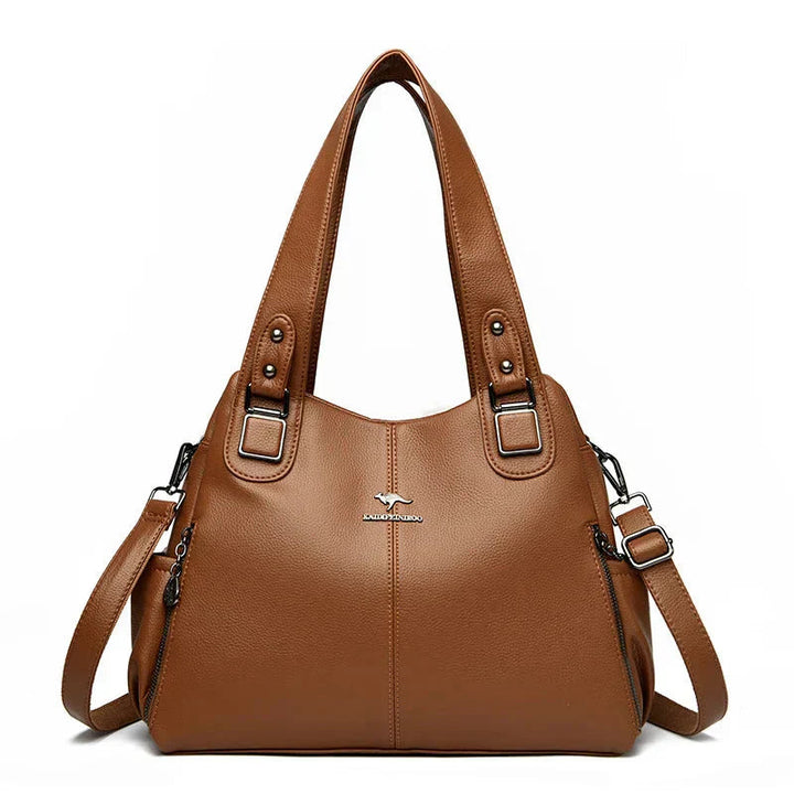 Carol | Shoulder Bag with Top Handles and Detachable Strap